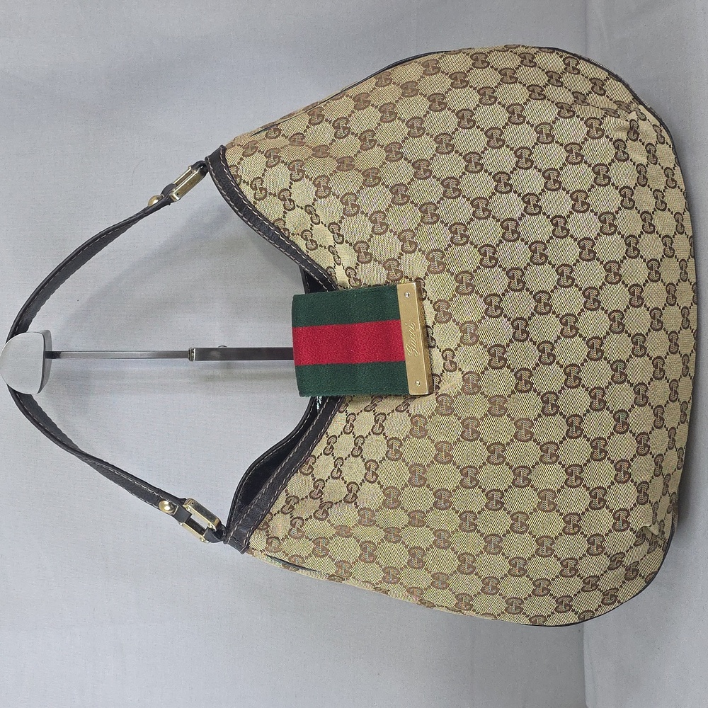 ✨️GUCCI GG Canvas Web New Ladies Hobo Bag - Picture 2 of 16